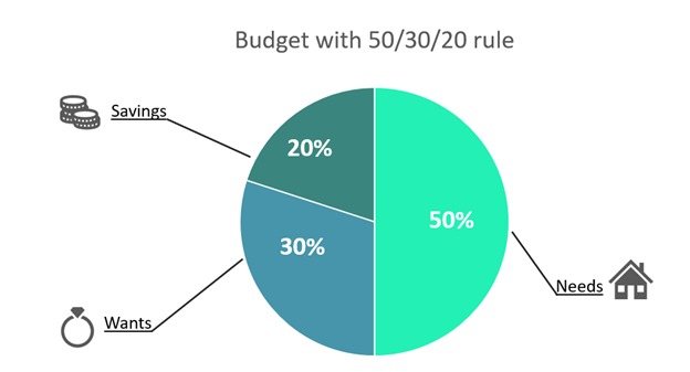 Budget with the 503020 rule